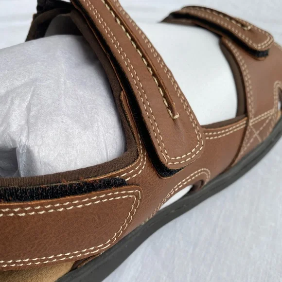 Dockers Men’s NewPage Casual 2 Strap Sandals Sz 11 in Rust - Picture 7 of 16